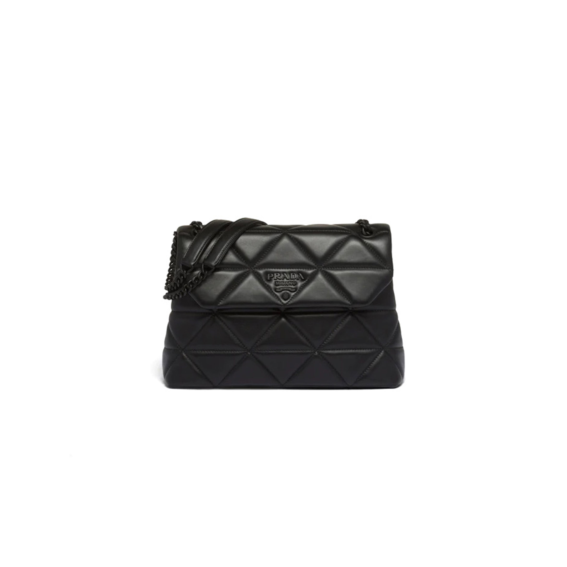 PRADA LARGE NAPPA LEATHER PRADA SPECTRUM BAG 1BD231 (27*18.5*9cm) 